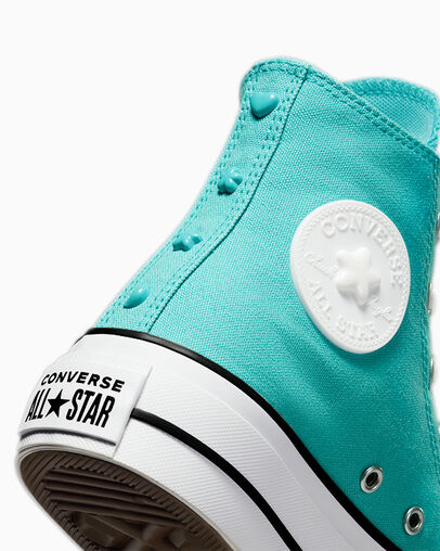 Chuck Taylor All Star Lift Platform Stars Ocean Drip/White/Black, Detail Angle View