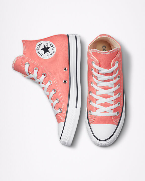 rose gold chucks low