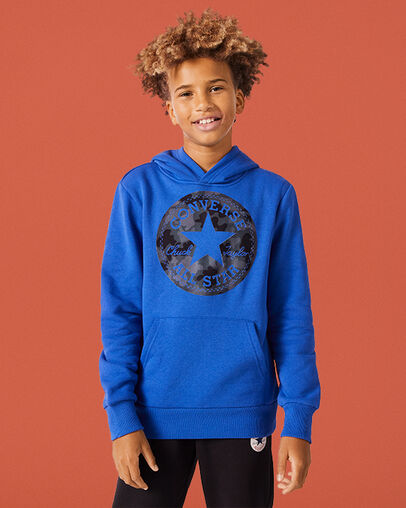 Signature Chuck Taylor Patch Camo Hoodie Hyper Royal