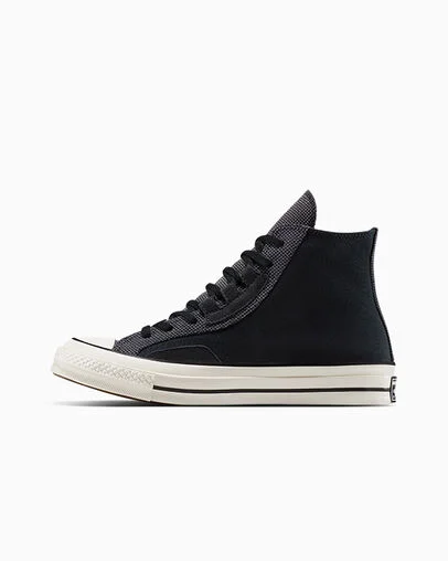 Chuck 70 Heavy Canvas Black/Total Eclipse/Egret, Inner Side View