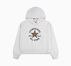 Leopard Chuck Taylor Patch Relaxed Hoodie Vintage White