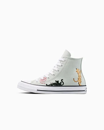 Chuck Taylor All Star Cat & Yarn Rainwashed Grey/Blackwhite