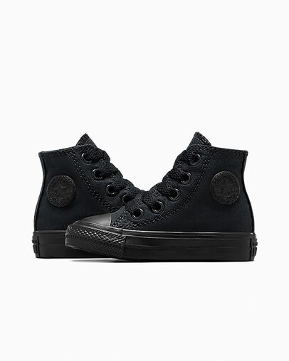 Chuck Taylor All Star Canvas Black Monochrome, Detail Angle View