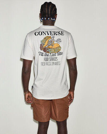 Converse Tacos T-Shirt Converse Egret, Detail View