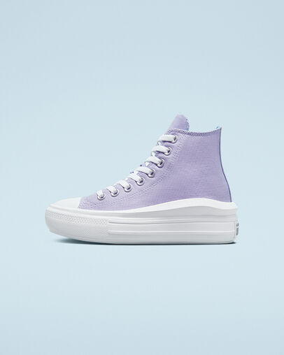 Chuck Taylor All Star Move Platform Gel Patch Moonstone Violet/Royal Pulse, Inner Side View