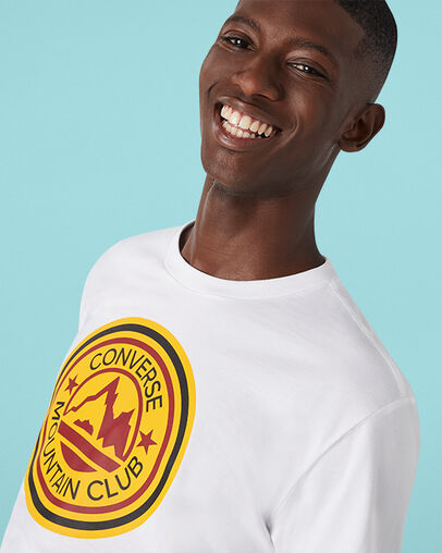 Mountain Club Patch White