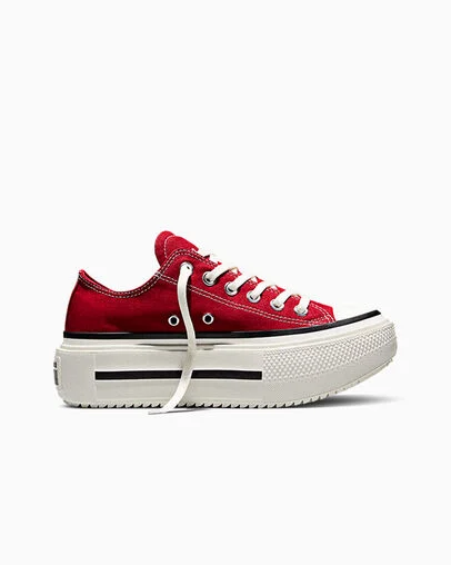 Chuck Taylor All Star Lift Double Stack Platform Valentine's Day Days Ahead Red/Egret/Black, Outer Side View