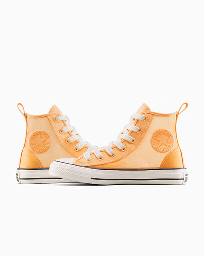 Chuck Taylor All Star Mesh Neon Dawn/Vintage White/Black, Detail Angle View