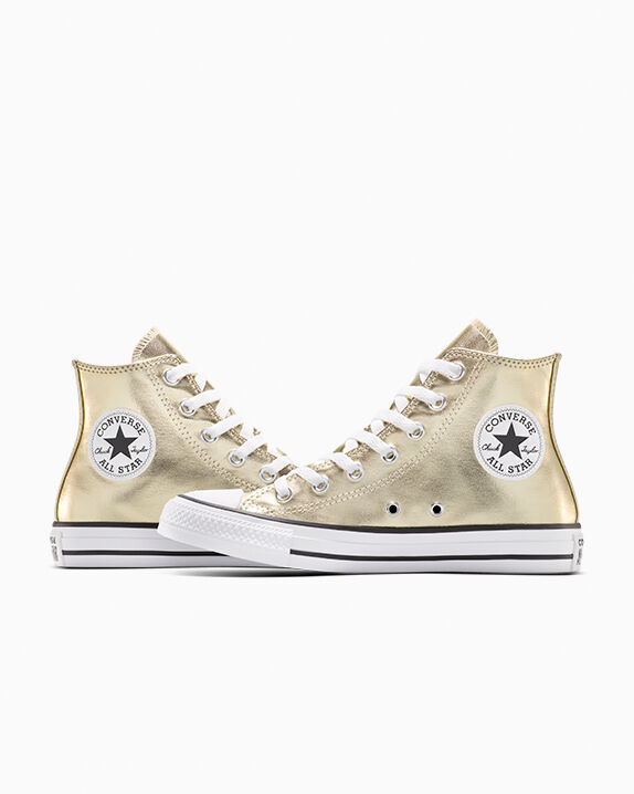 Chuck Taylor All Star Metallic Unisex High Top Shoe. Converse.com