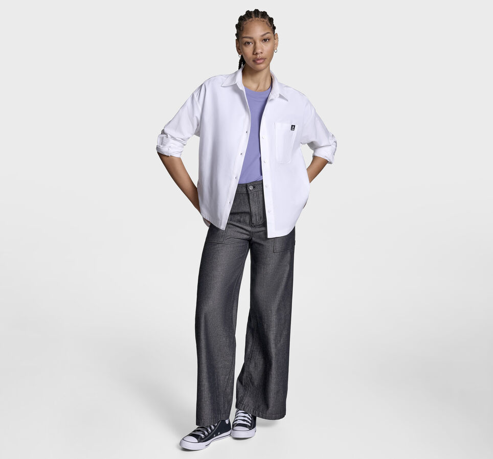 Oversized Oxford Shirt White