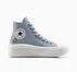Chuck Taylor All Star Move Platform Rose Cross Stitch Wet Stone/Wet Stone