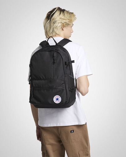 Straight Edge Backpack Black