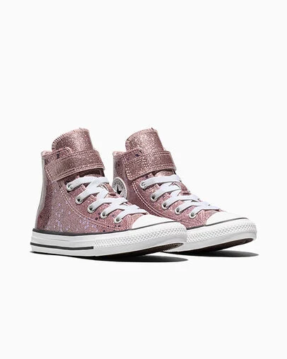 Chuck Taylor All Star Easy-On Glitter & Sequins Petal Pit/Apricot Red/Amethyst
