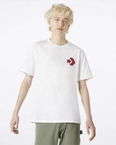 Cartoon Chucks Short Sleeve White