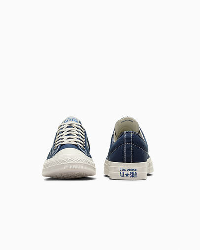 Star Player 76 Navy/Vintage White/Blue, Heel View