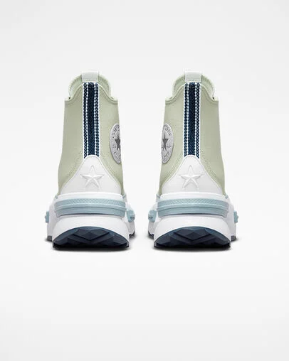 Run Star Legacy CX Summit Sage/Ocean Retreat, Heel View