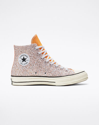 Converse x JW Anderson Glitter Chuck 70 High Top Nasturtium/Egret/Black