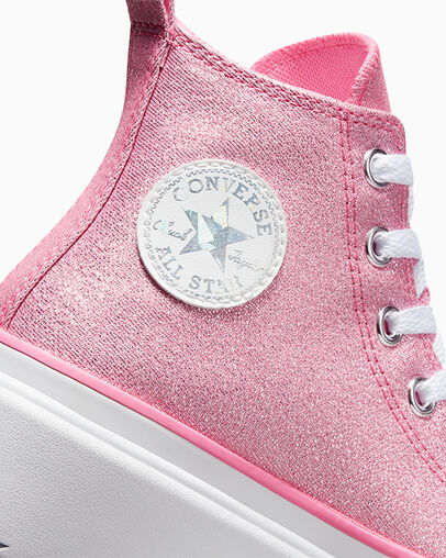 Chuck Taylor All Star Lugged Lift Platform Prism Glitter Big Kids