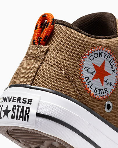 Chuck Taylor All Star Malden Street Hot Tea/Orange/White, Detail Angle View