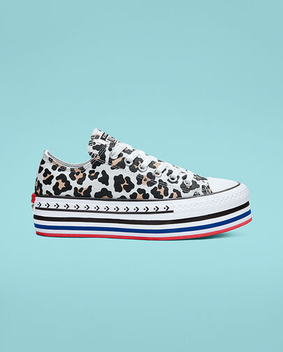 Logo Play Platform Chuck Taylor All Star White/Black/Desert Ore