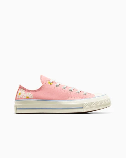 Chuck 70 Daisy Pink Phase/Egret/Cloudy Daze Grey, Outer Side View