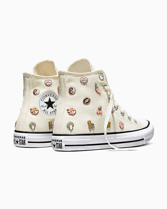 Chuck Taylor All Star Retro Embroidery Unisex High Top Shoe