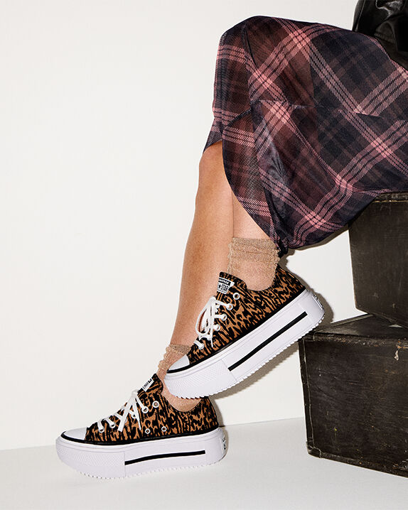 Chuck Taylor All Star Lift Double Stack Platform Leopard Unisex