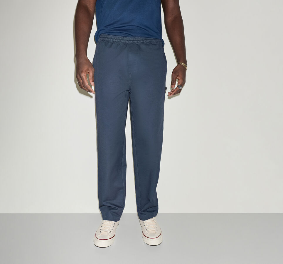 Straight Leg Pants Navy