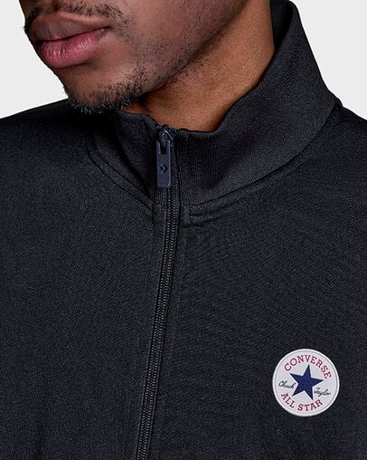 Retro Track Jacket Black