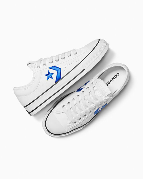 Star Player 76 Leather & Metallic Unisex Low Top Shoe. Converse.com