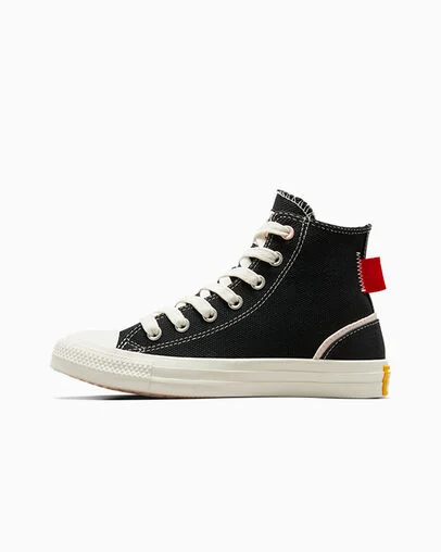 Chuck Taylor All Star Black/Red/Egret, Inner Side View