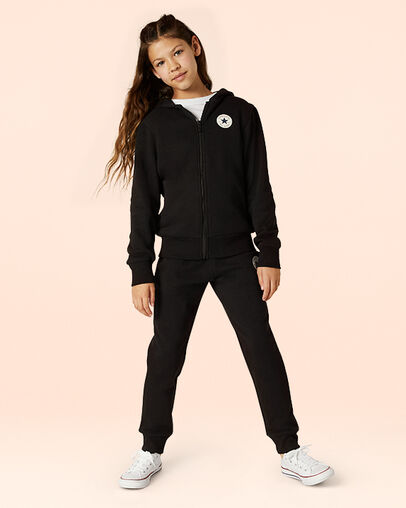 Fleece Chuck Patch Full-Zip Black