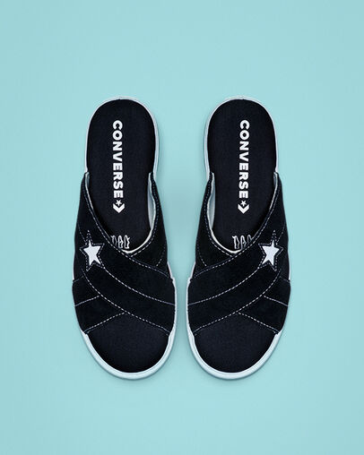 One Star Sandalism Black/Egret/White