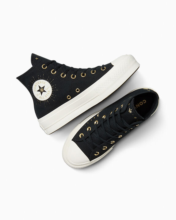 Converse Chuck Taylor All Star ブラック Converse Chuck Taylor All-Star XXHi Black Zip-up | Women Size 5
