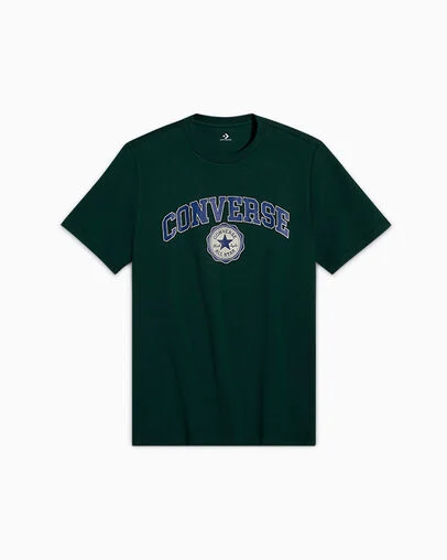Converse Classic T-Shirt Green Envy, Front View