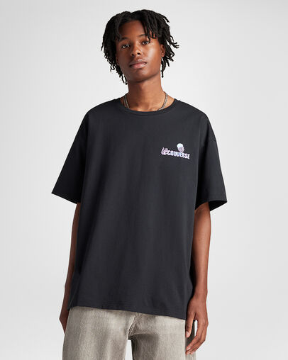 Undersea T-Shirt Converse Black, Front View