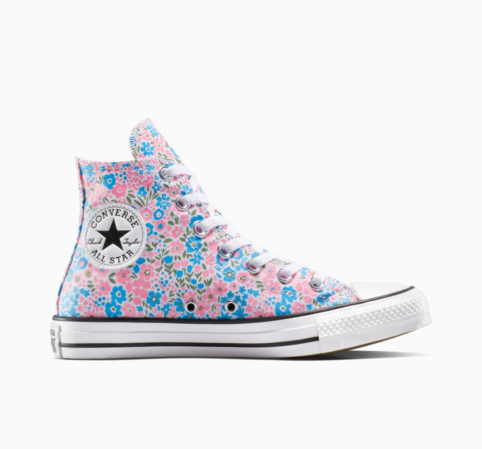 Chuck Taylor All Star Mini Flowers White/Gnarly Blue