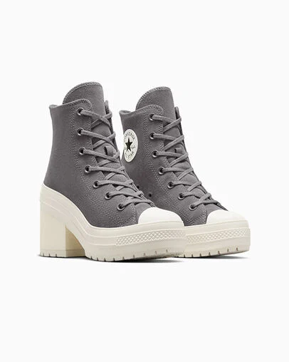 Chuck 70 De Luxe Heel Platform Sharkskin/Egret/Sharkskin