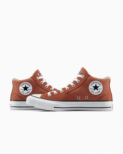 Chuck Taylor All Star Malden Street Canvas & Suede Red Terracotta/White/Black, Detail Angle View