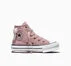 Chuck Taylor All Star EVA Lift Platform Velvet Bows Petal Pit/Black/White