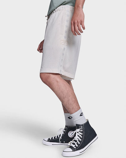 Star Mesh Shorts Converse Egret, Back View