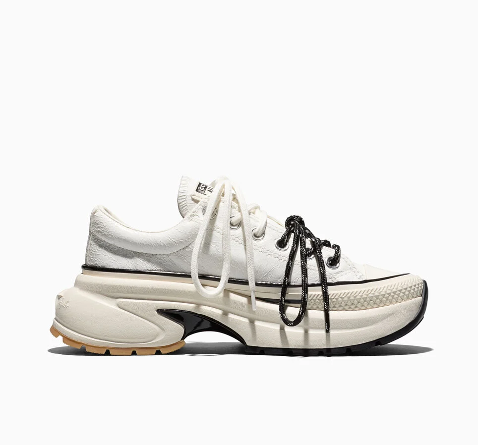 Run Star Crush Distressed Patent Vintage White/Egret/Black