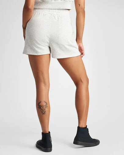 Retro Shorts Light Retro Grey Heather, Back View