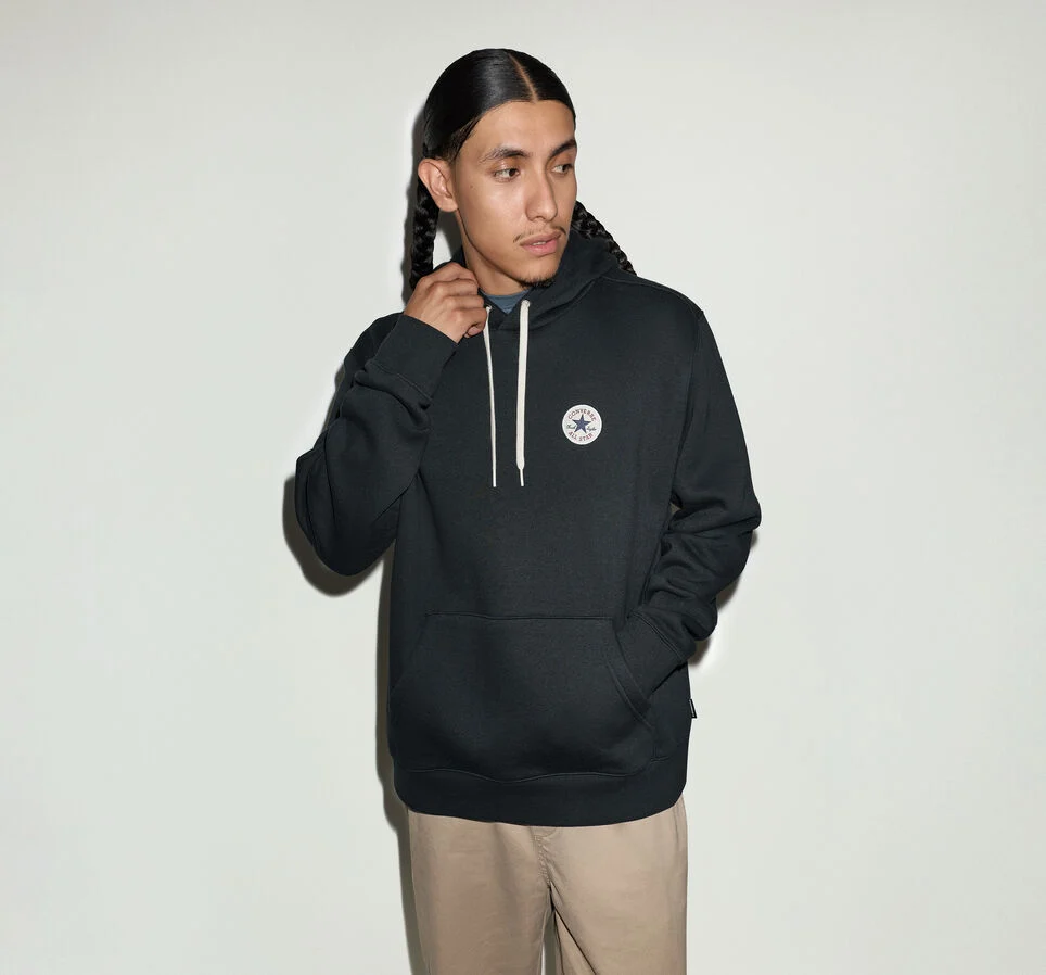 Chuck Taylor Patch Pullover Hoodie Converse Black