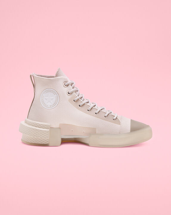 pale pink high top converse
