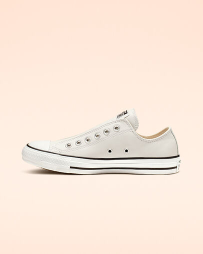 Chuck Taylor All Star Leather Slip Mouse/White/Black