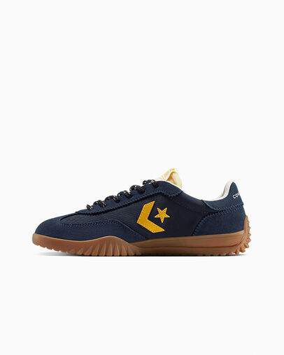 Run Star Trainer Suede Obsidian/Gum Honey/Sunny Angle, Inner Side View