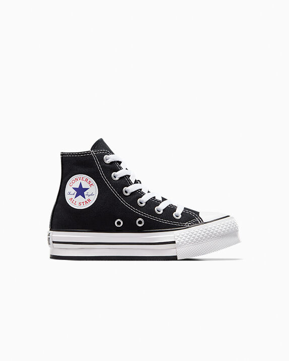 platform white converse junior
