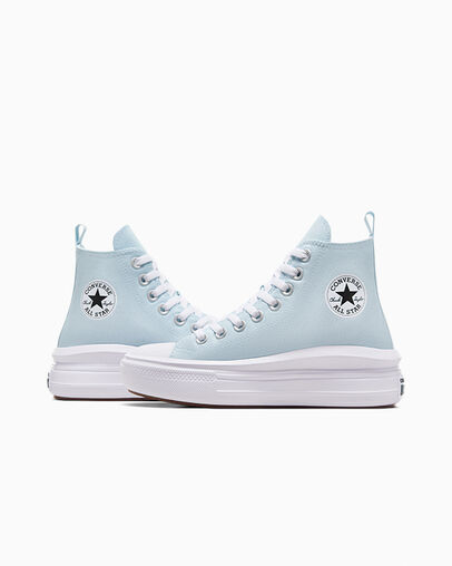 Chuck Taylor All Star Move Winter Slay Blue /White/Black, Detail Angle View