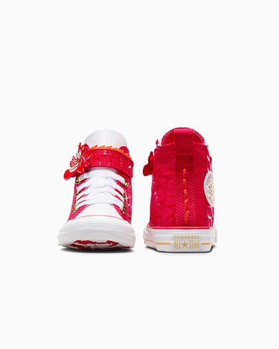 Chuck Taylor All Star Easy-On Lunar New Year Dragon Red/White/Gold, Heel View